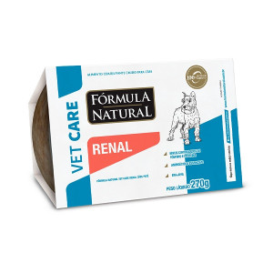 RAÇÃO ÚMIDA FÓRMULA NATURAL VET CARE RENAL CÃES 270G