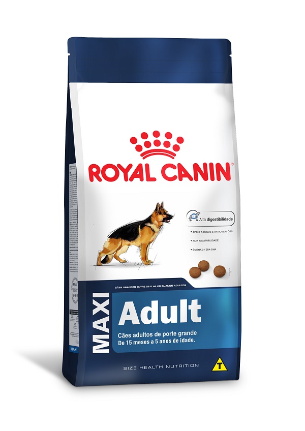 ROYAL CANIN MAXI ADULT CÃES ADULTOS GRANDES A PARTIR DE 15 MESES DE IDADE 15KG(***)