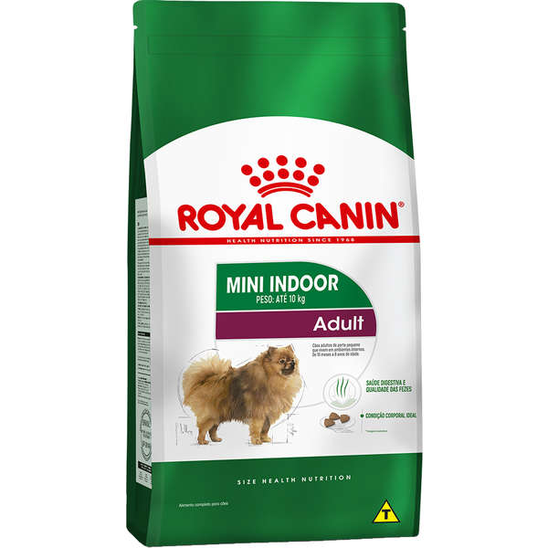 ROYAL CANIN MINI INDOOR ADULT PARA CÃES ADULTOS RAÇAS PEQUENAS 1 KG