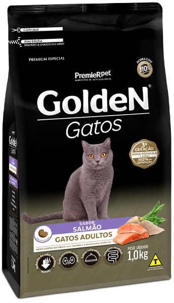 GOLDEN FORMULA GATOS ADULTOS SALMAO 1 KG