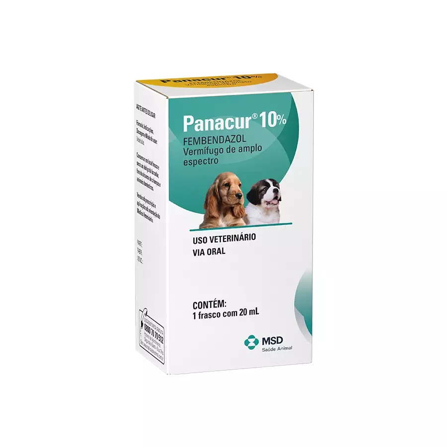 VERMÍFUGO PANACUR 10% SUSPENSAO 20 ML