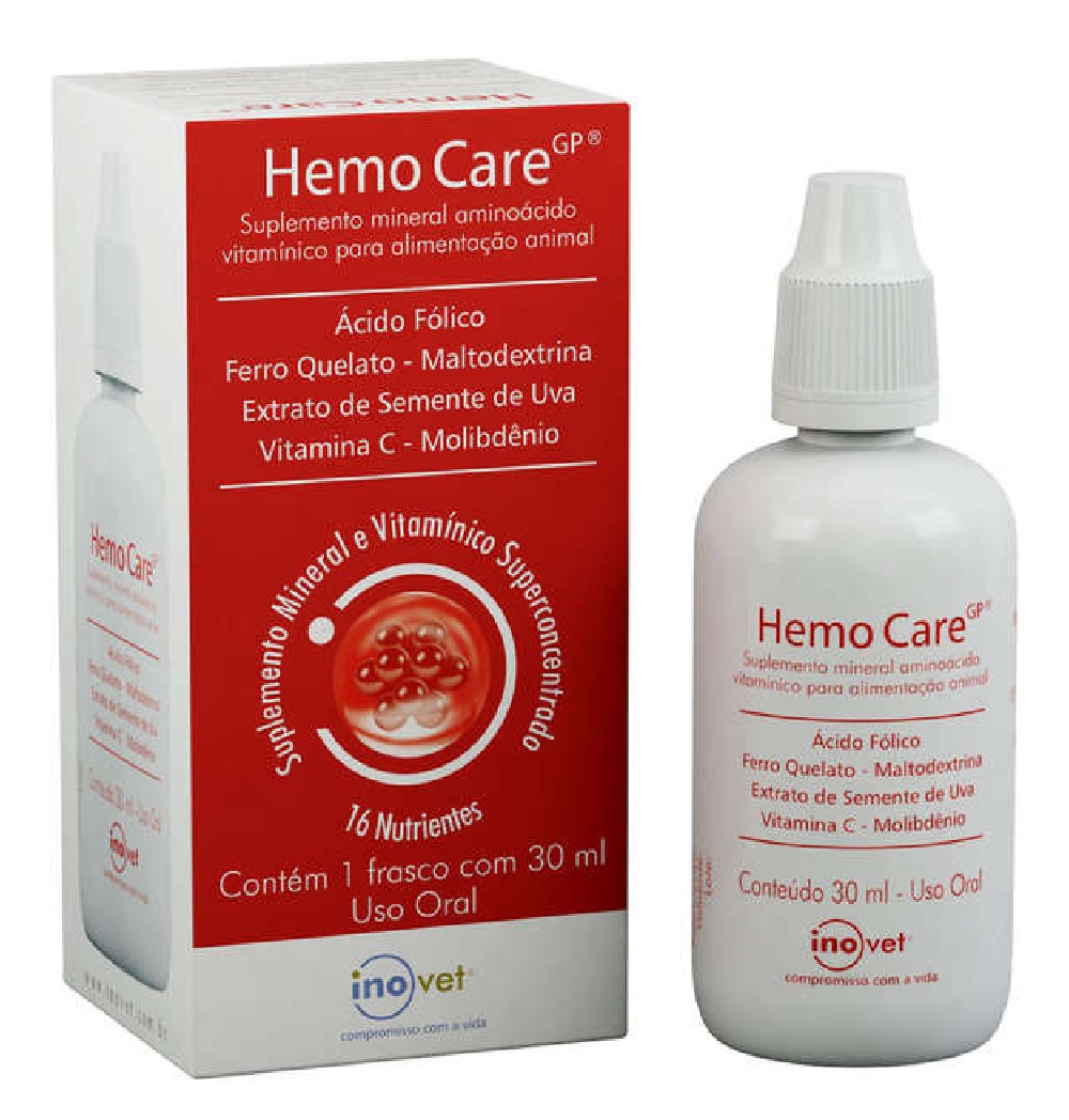 SUPLEMENTO INOVET HEMOCARE GP 30 ML