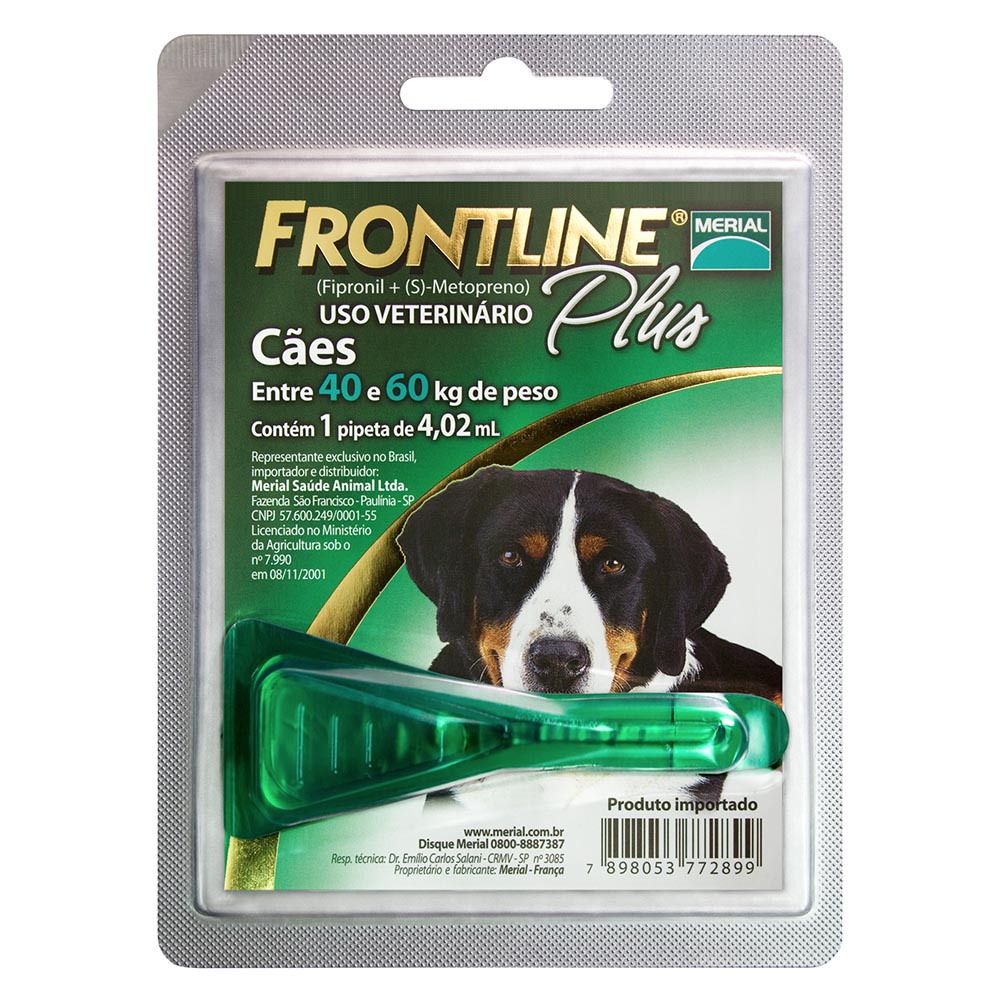 FRONTLINE PLUS XL(ACIMA DE 40KG)