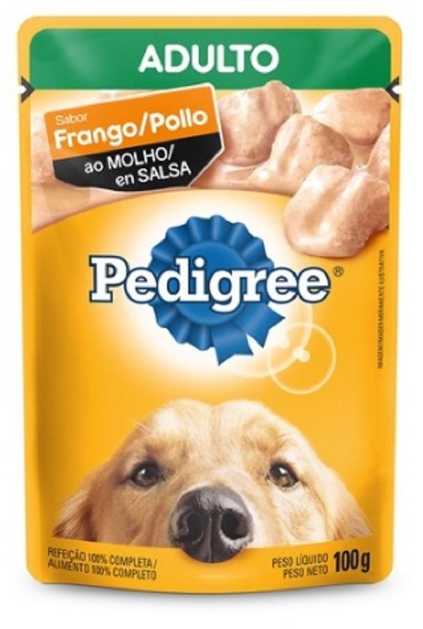 PEDIGREE SACHÊ P/ CÃES ADULTOS FRANGO AO MOLHO 100 G