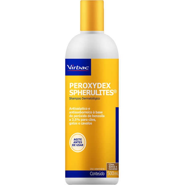 VIRBAC - SHAMPOO DERMATOLÓGICO PEROXYDEX SPHERULITES 500 ML