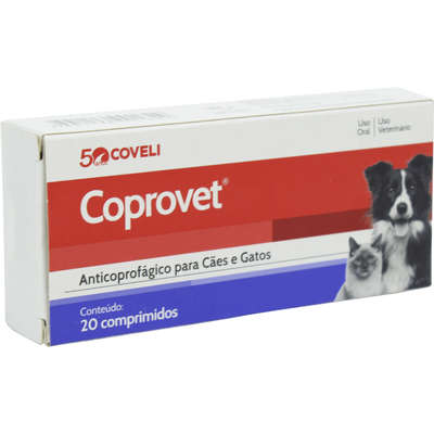 ANTICOPROFÁGICO COVELI COPROVET C/ 20 COMPRIMIDOS