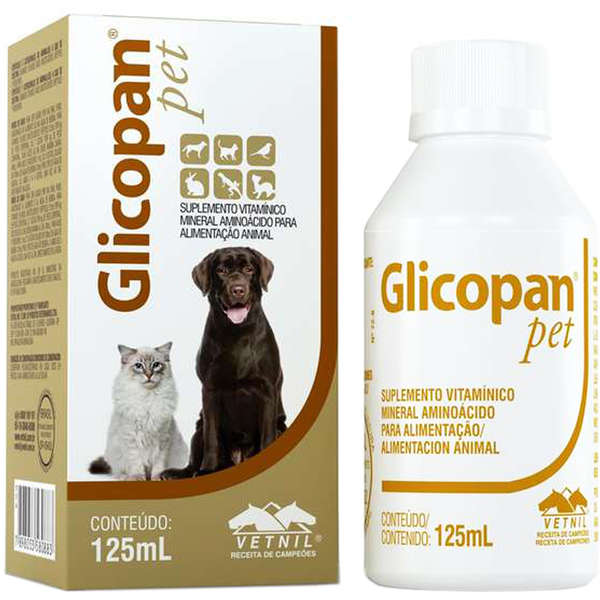 SUPLEMENTO VETNIL GLICOPAN CÃES E GATOS 125 ML (***)