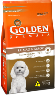 GOLDEN FORMULA CAES ADULTOS MINI BITS SALMAO E ARROZ 1KG