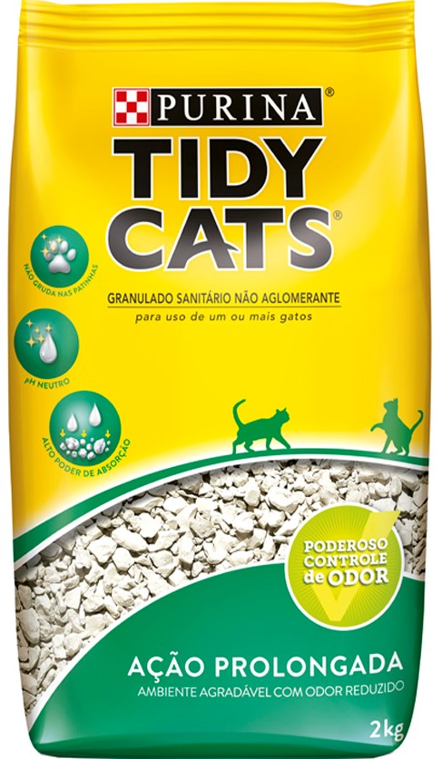 AREIA HIGIÊNICA TIDY CATS PARA GATOS 2 KG (F-6)