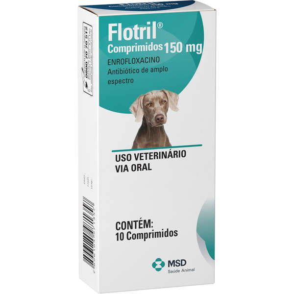 ANTIMICROBIANO MSD FLOTRIL 150 MG C/ 10COMPRIMIDOS