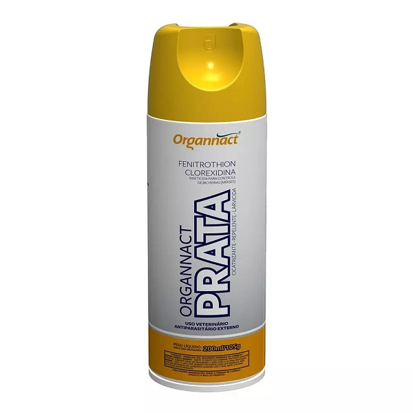 CICATRIZANTE, REPELENTE, LARVICIDA ORGANNACT SPRAY PRATA 200 ML / 105 G