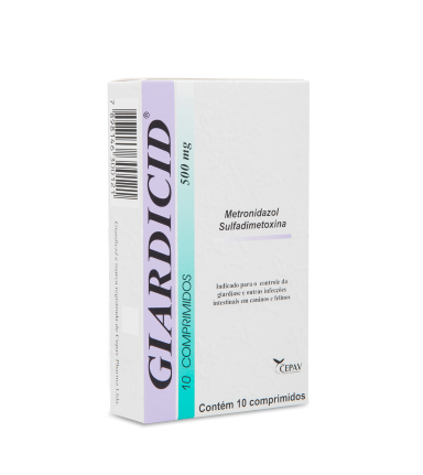 GIARDICID 500 MG CEPAV C/ 10 COMPRIMIDOS