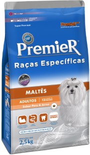 PREMIER RAÇAS ESPECIFICAS MALTES ADULTO 2,5 KG