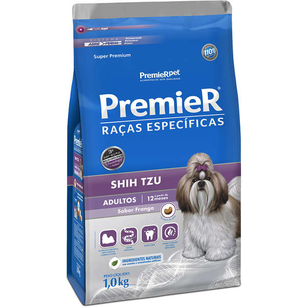 PREMIER RAÇAS ESPECIFICAS SHIH TZU ADULTO FRANGO 1 KG