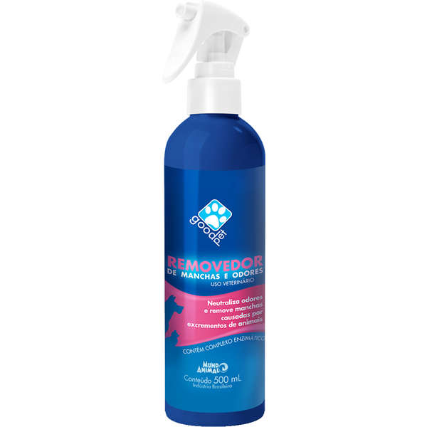 REMOVEDOR MUNDO ANIMAL GOOD PET REMOVEDOR DE MANCHAS E ODORES COM COMPLEXO ENZIMÁTICO 500 ML