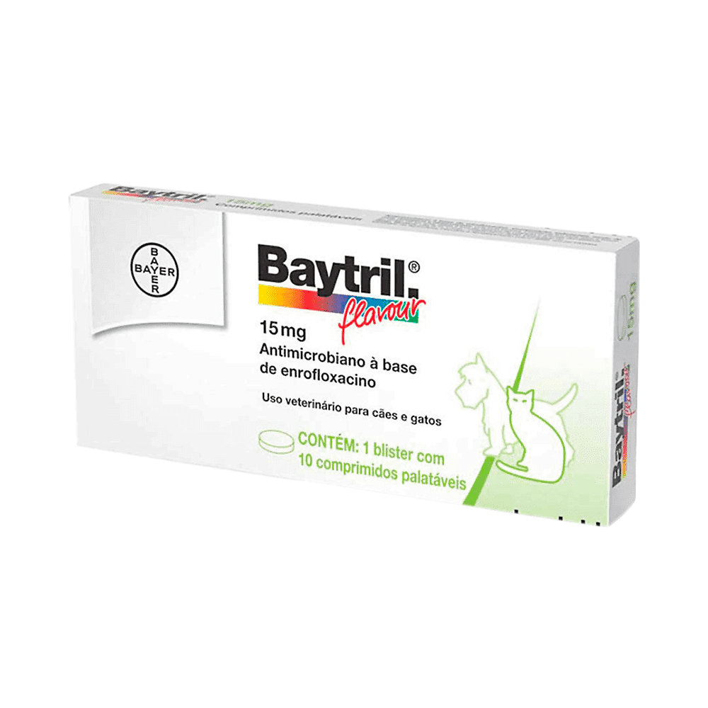 BAYTRIL FLAVOUR 15 MG - 10 COMPRIMIDOS