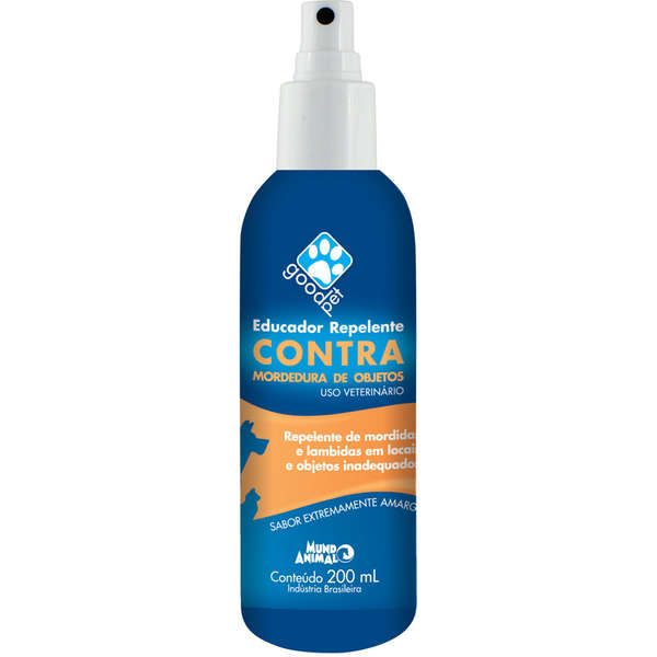 EDUCADOR REPELENTE CONTRA MORDEDURA DE OBJETOS MUNDO ANIMAL GOOD PET 200 ML