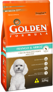 GOLDEN FORMULA CAES ADULTOS MINI BITS FRANGO E ARROZ 3KG