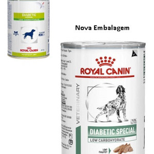 ROYAL CANIN LATA CANINE VETERINARY DIET DIABETIC SPECIAL LOW CARBOHYDRATE WET PARA CÃES 410 G