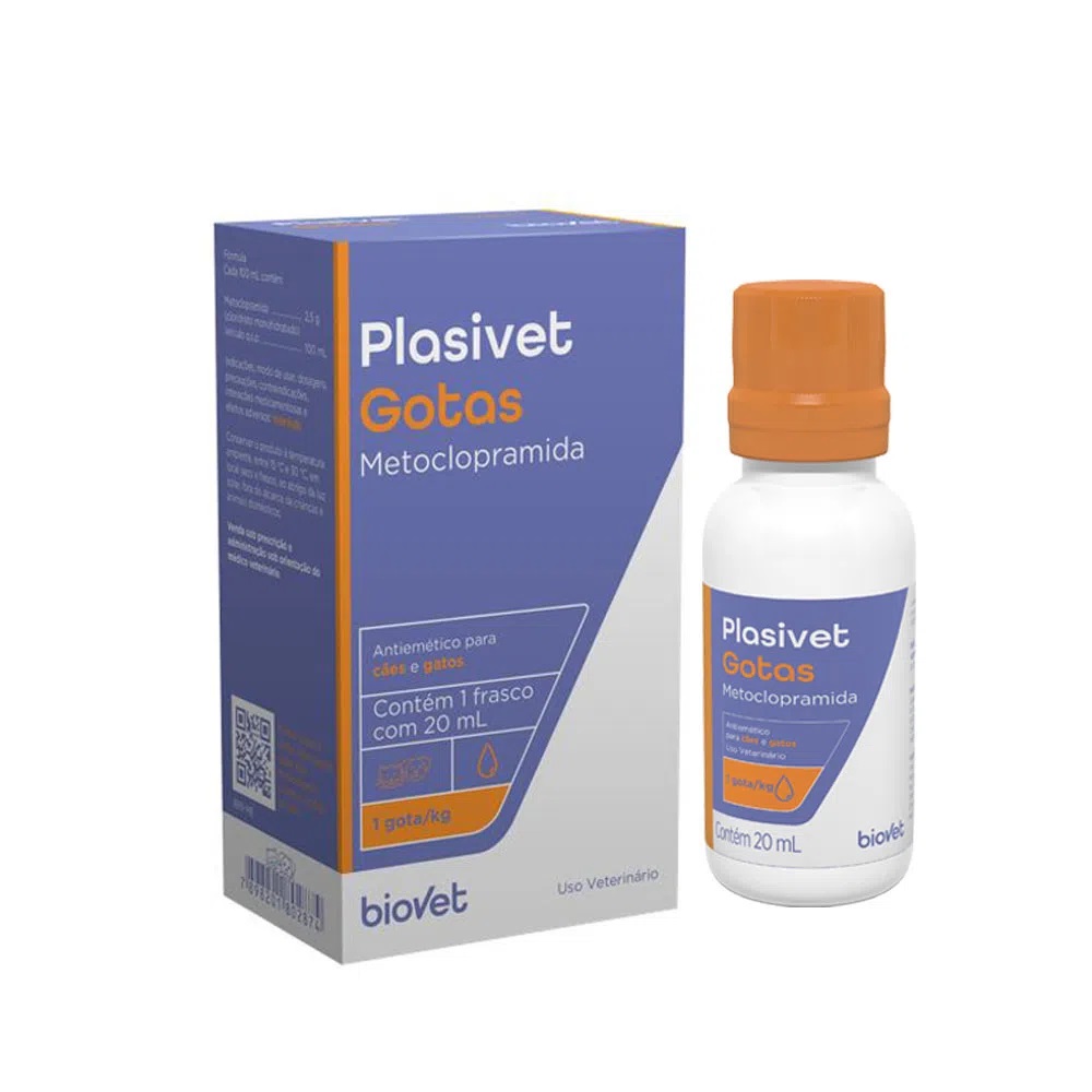 ANTIEMÉTICO BIOVET PLASIVET GOTAS 20 ML