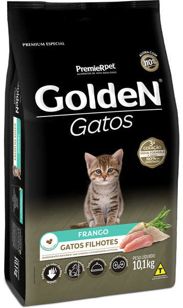 GOLDEN FORMULA GATOS FILHOTES FRANGO 10.1 KG