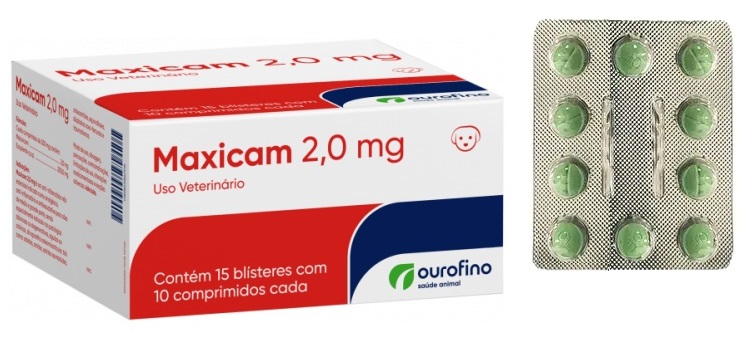 ANTI-INFLAMATÓRIO OUROFINO MAXICAM 2,0 MG CARTELA AVULSA C/10 COMPRIMIDOS (DP-15)