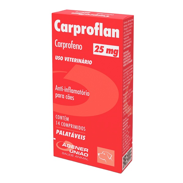 AGENER ANTI-INFLAMATORIO CARPROFLAN 25 MG - 14 COMPRIMIDOS