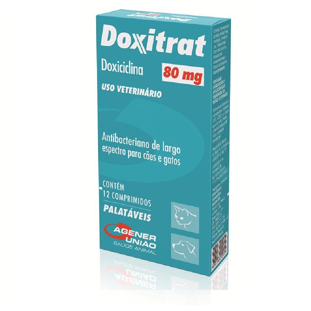 AGENER ANTIBIOTICO DOXITRAT  80 MG C/ 24 COMPRIMIDOS