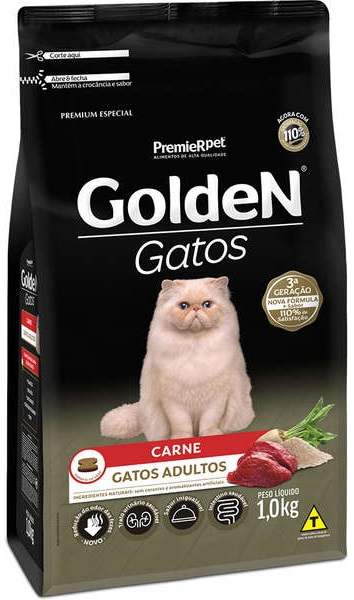 GOLDEN FORMULA GATOS ADULTOS CARNE 1 KG