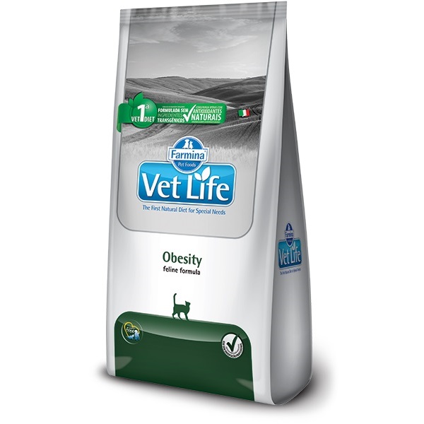 VET LIFE NATURAL FELINE OBESITY P/ GATOS ADULTOS 2 KG