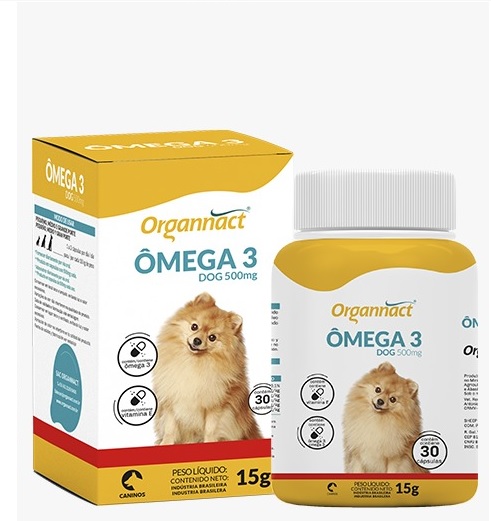 SUPLEMENTO ORGANNACT OMEGA3 DOG 500 MG 15 G