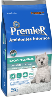 PREMIER AMBIENTES INTERNOS CAES ADULTOS 7,5KG