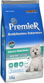 PREMIER AMBIENTES INTERNOS CÃES ADULTOS FRANGO E SALMÃO 12 KG