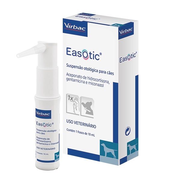 VIRBAC - EASOTIC SOLUÇÃO OTOLÓGICA 10 ML