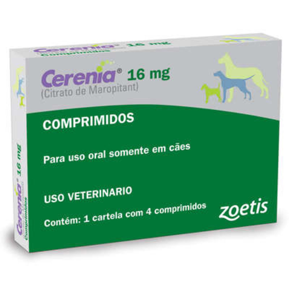 CERENIA 16 MG C/ 4 COMPRIMIDOS - Pet Company - Produtos para animais de ...