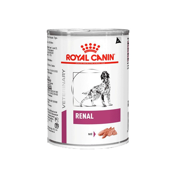 ROYAL CANIN LATA CANINE VETERINARY DIET RENAL WET PARA CÃES 410 G