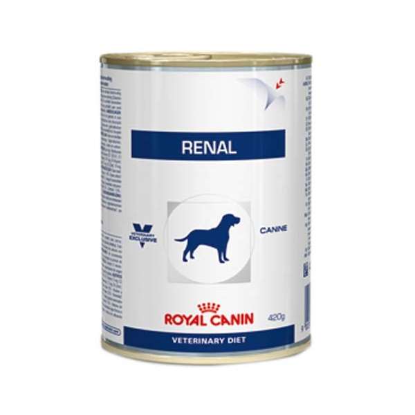 ROYAL CANIN LATA CANINE VETERINARY DIET RENAL WET PARA CÃES 410 G