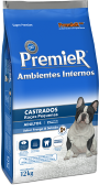 PREMIER AMBIENTES INTERNOS CÃES CASTRADOS ADULTO 12 KG