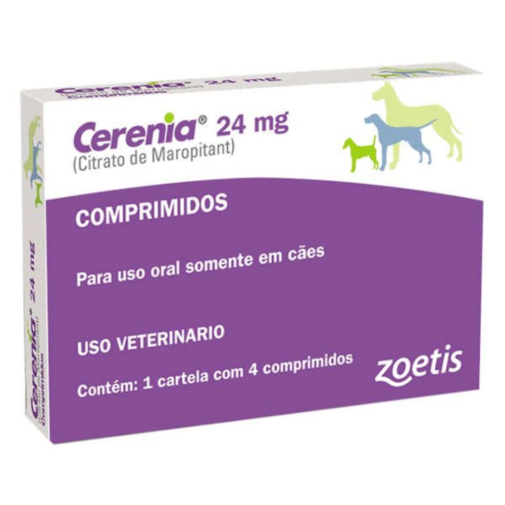 CERENIA 24 MG C/ 4 COMPRIMIDOS