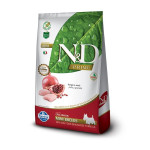 FARMINA - RAÇÃO N&amp;D PRIME FRANGO E ROMÃ P/ CÃES ADULTOS MINI 800 G
