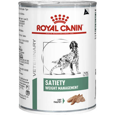 ROYAL CANIN LATA CANINE VETERINARY DIET SATIETY SUPPORT WET PARA CÃES 410 G