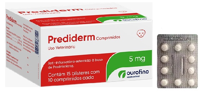 ANTI-INFLAMATÓRIO OUROFINO PREDIDERM 5 MG CARTELA AVULSA C/ 10 COMPRIMIDOS