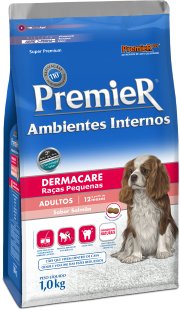 PREMIER AMBIENTES INTERNOS CAES ADULTOS DERMACARE 1 KG