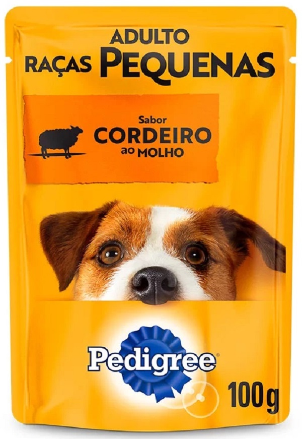 PEDIGREE SACHÊ P/ CÃES ADULTOS RAÇAS PEQUENAS CORDEIRO AO MOLHO 100 G