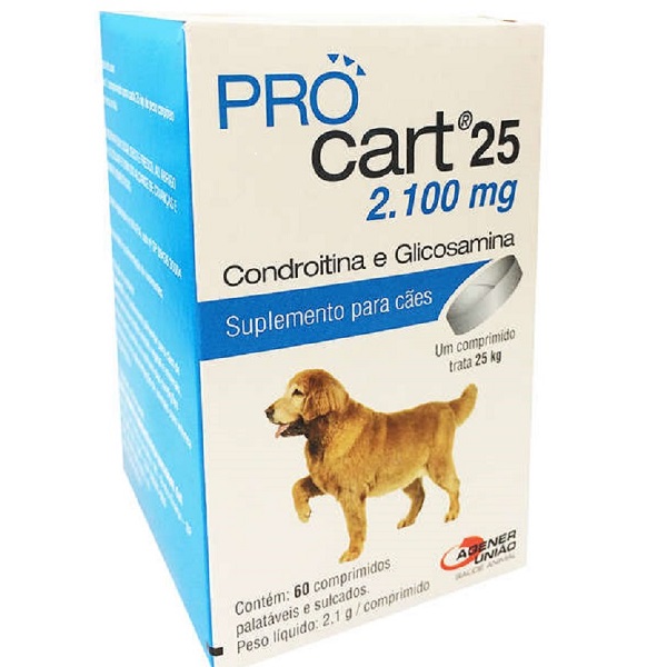 AGENER SUPLEMENTO PROCART 25 - 2100 MG C/ 60 COMPRIMIDOS