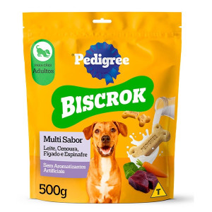 PEDIGREE BISCROK CAES ADULTOS MULTI SABOR 500G