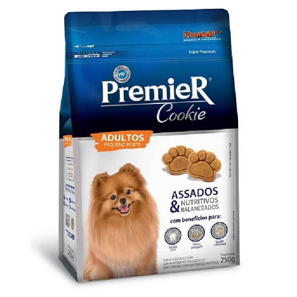 COOKIE PREMIER CÃES ADULTOS RAÇAS PEQUENAS 250 G