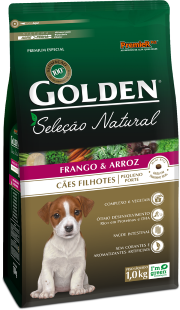 GOLDEN SELEÇAO NATURAL CAES FILHOTES MINI BITS 1KG