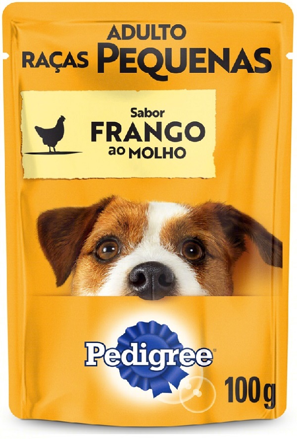 PEDIGREE SACHÊ P/ CÃES ADULTOS RAÇAS PEQUENAS FRANGO AO MOLHO 100 G