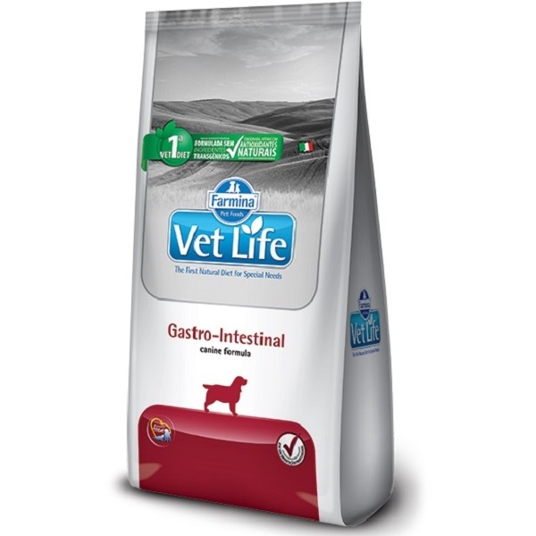 VET LIFE NATURAL CANINE GASTRO INTESTINAL P/ CÃES ADULTOS 10,1 KG